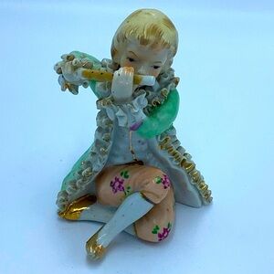 Dee Bee Company Boy with Flute Figurine